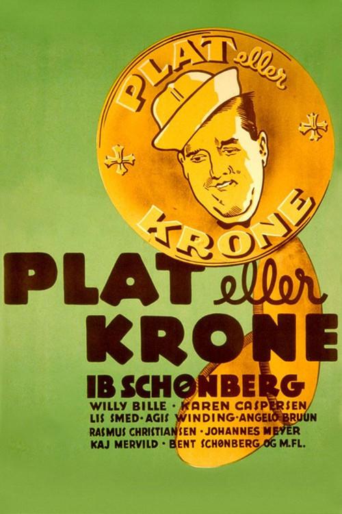 Plat eller krone 1937 official movie poster