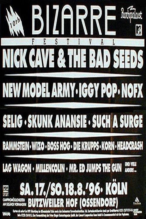 Prong: Live at Bizarre Festival 1996 official movie poster