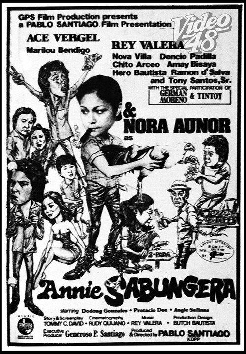 Annie Sabungera 1982 official movie poster