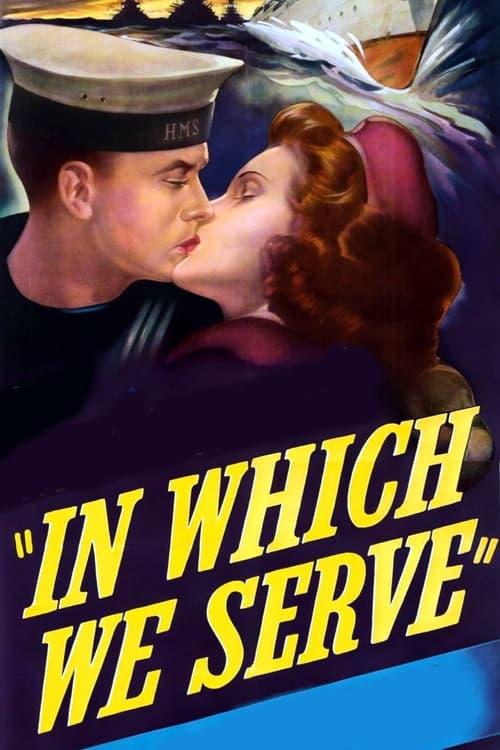In Which We Serve 1942 official movie poster