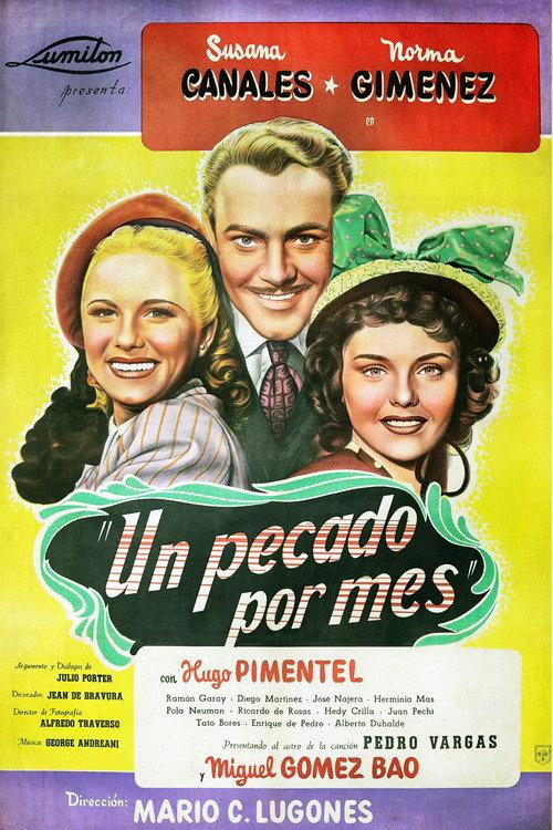 One Sin A Month 1949 official movie poster