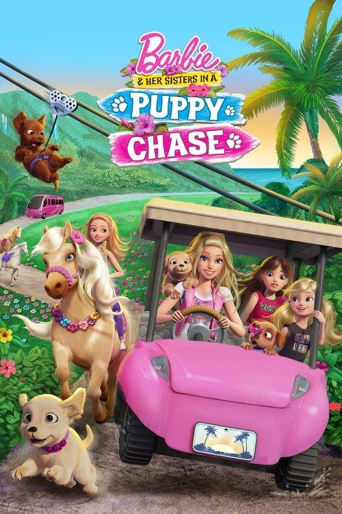 Barbie & Her Sisters in a Puppy Chase 2016 official movie poster