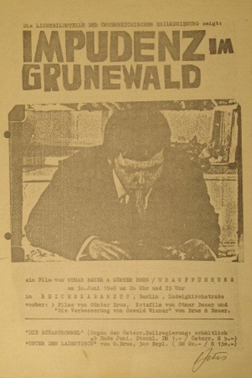 Impudence in Grunewald 1969 official movie poster