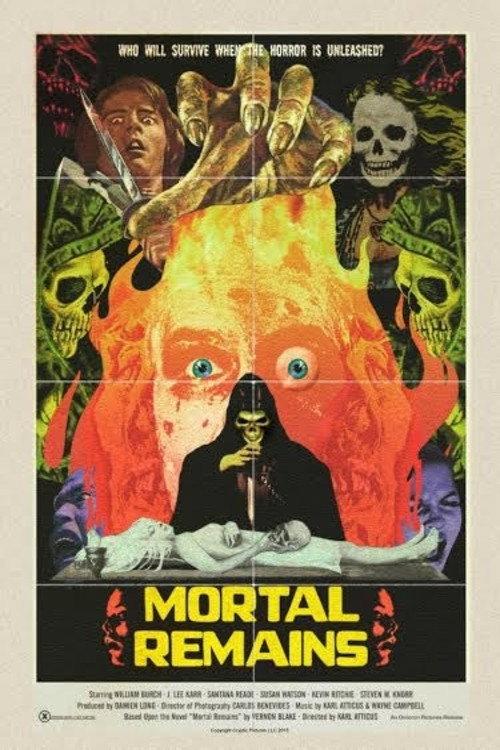 Mortal Remains 1972 official movie poster