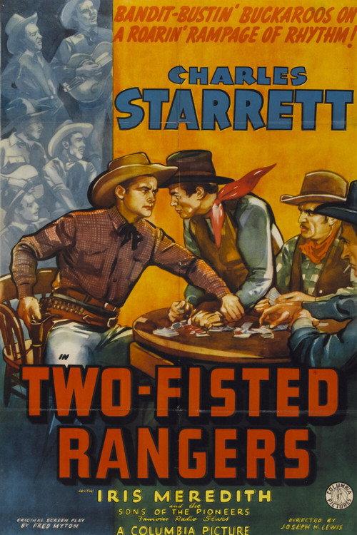 Two-Fisted Rangers 1939 official movie poster