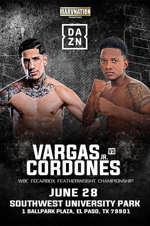 Fernando Vargas Jr. vs. Juan Carlos Cordones 2024 official movie poster
