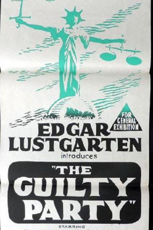 The Guilty Party 1962 official movie poster