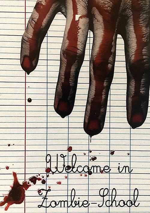 Welcome in Zombie-School 2013 official movie poster