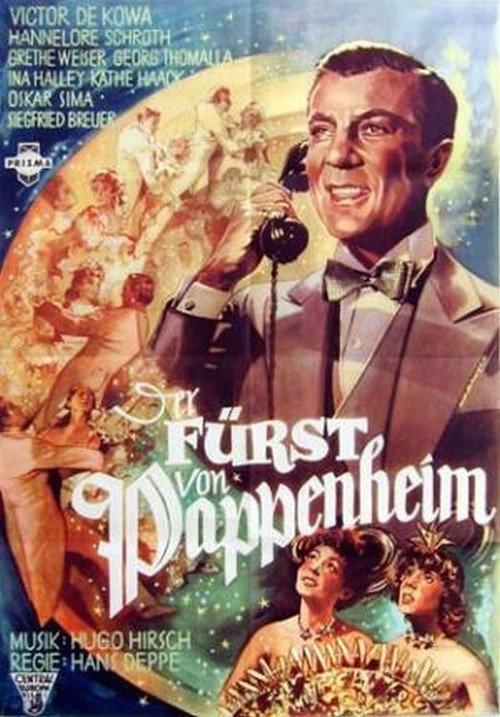 The Count from Pappenheim 1952 official movie poster