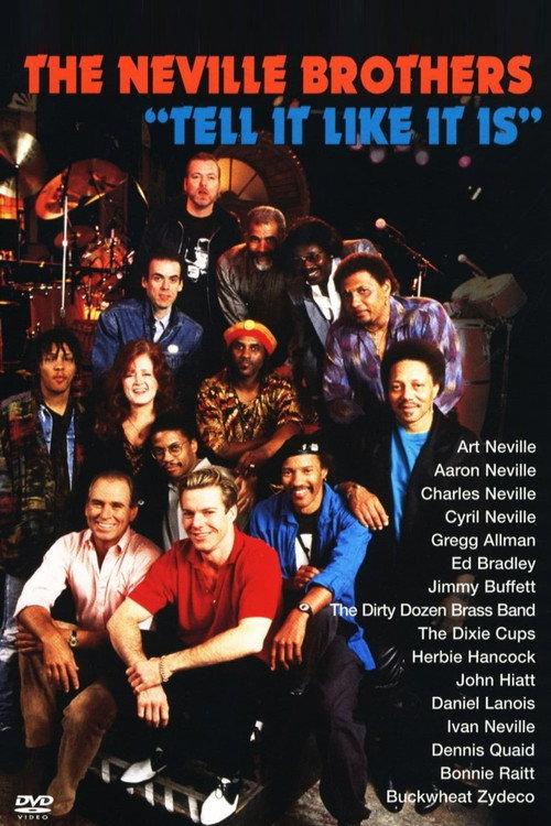 The Neville Brothers: Tell It Like It Is 1991 official movie poster