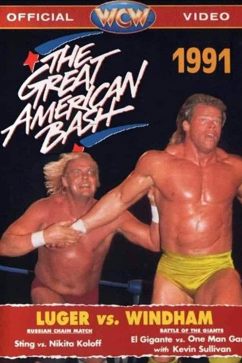 WCW The Great American Bash 1991 1991 official movie poster