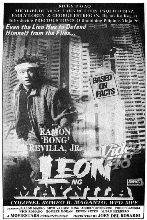 Leon ng Maynila 1991 official movie poster
