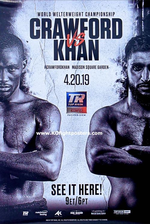 Terence Crawford vs. Amir Khan 2019 official movie poster