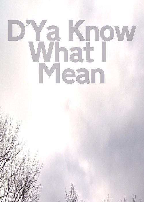 D'Ya Know What I Mean 2023 official movie poster