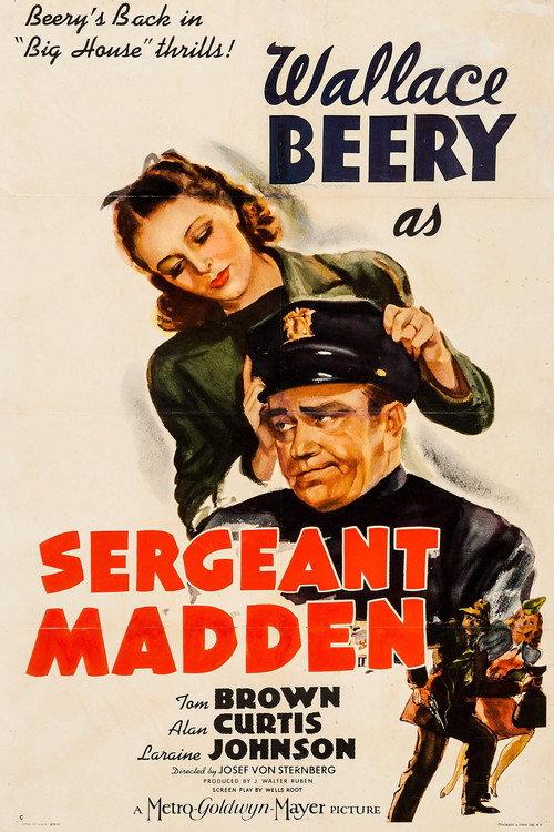 Sergeant Madden 1939 official movie poster
