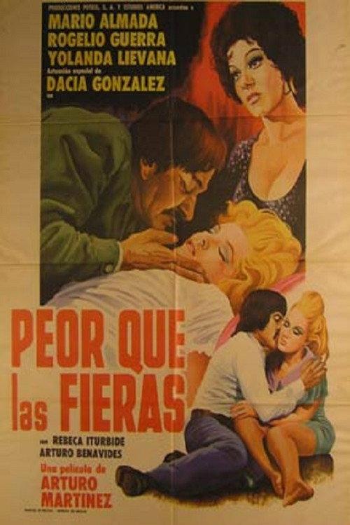 Peor que las fieras 1976 official movie poster