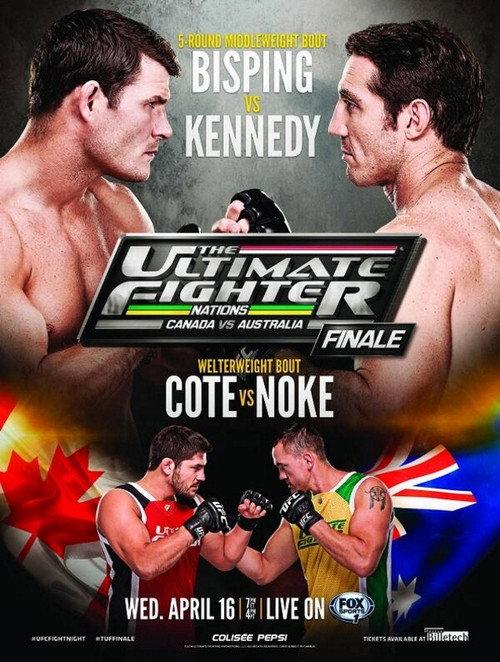 The Ultimate Fighter Nations Finale: Bisping vs. Kennedy 2014 official movie poster