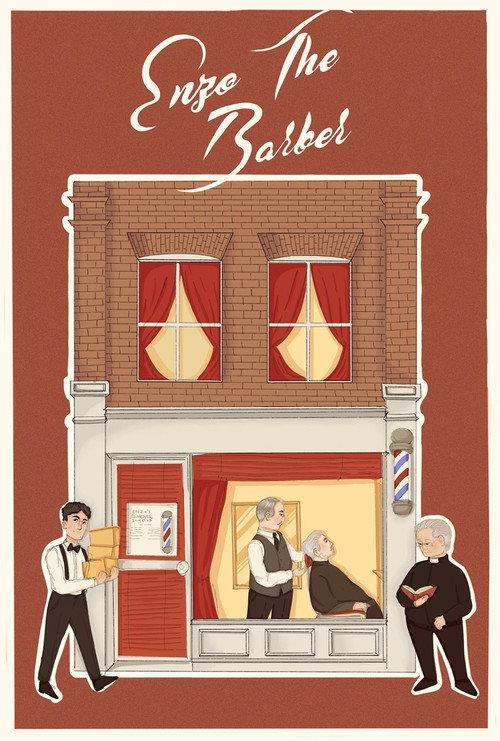 Enzo the Barber 2023 official movie poster