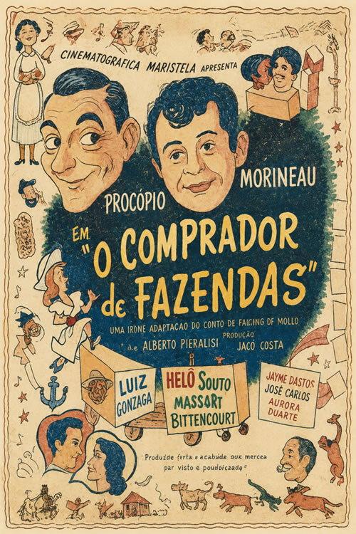 O Comprador de Fazendas 1951 official movie poster