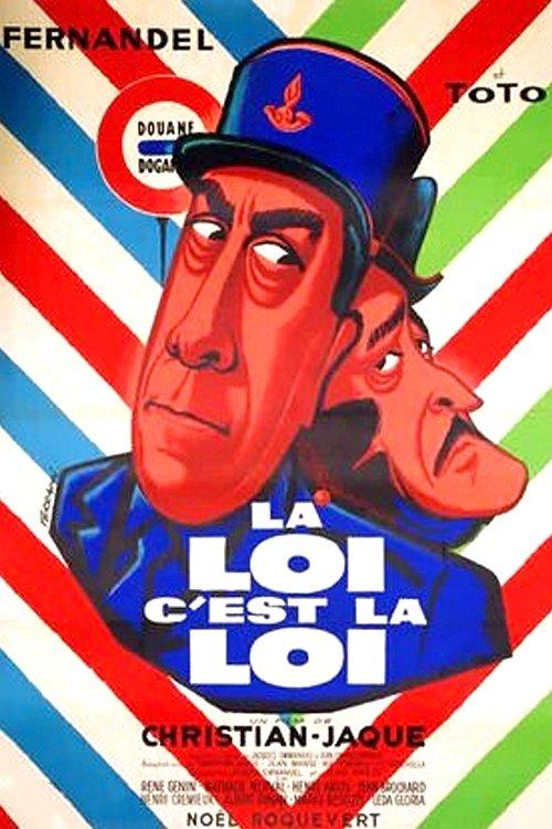 The Law Is the Law 1958 official movie poster