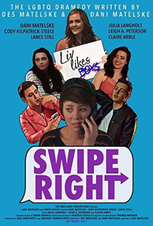 Swipe Right 2018 official movie poster
