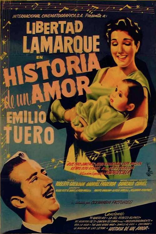 Historia de un amor 1956 official movie poster