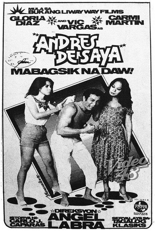 Andres De Saya (Mabagsik na Daw!) 1982 official movie poster
