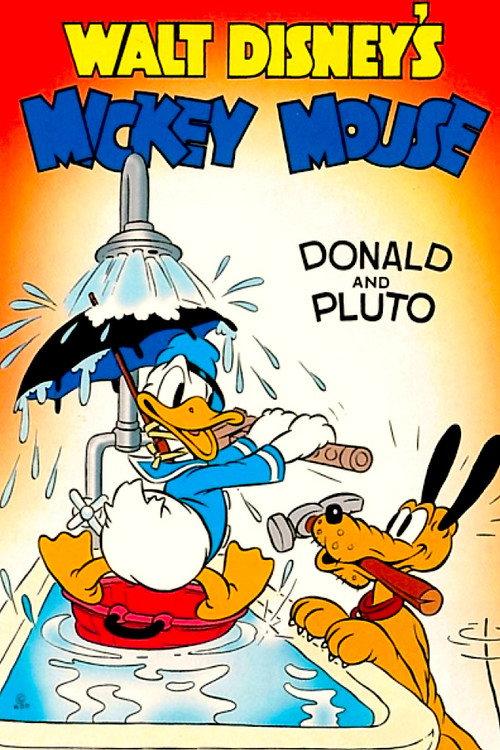 Donald and Pluto 1936 official movie poster