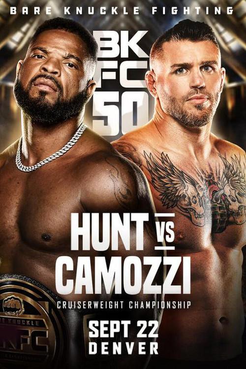 BKFC 50: Hunt vs Camozzi 2023 official movie poster