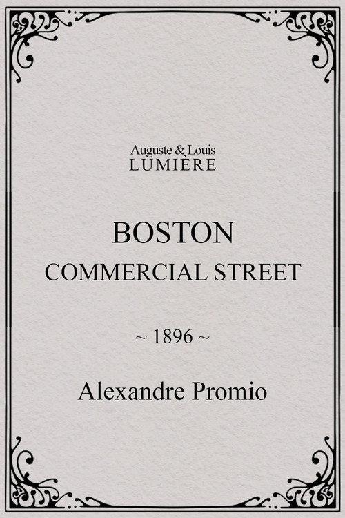 Boston, Commercial Street 1896 official movie poster