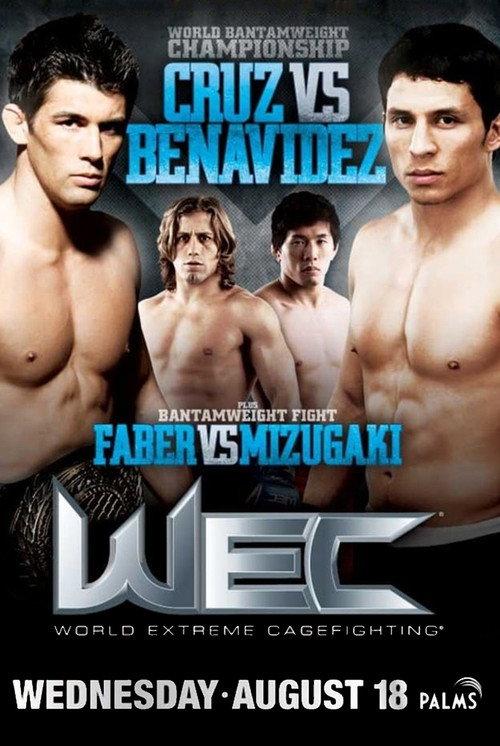 WEC 50: Cruz vs. Benavidez 2 2010 official movie poster