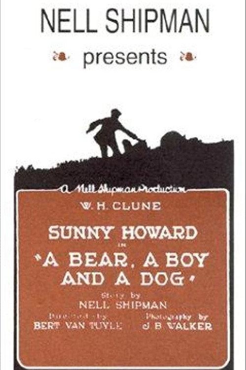 A Bear, a Boy and a Dog 1921 official movie poster