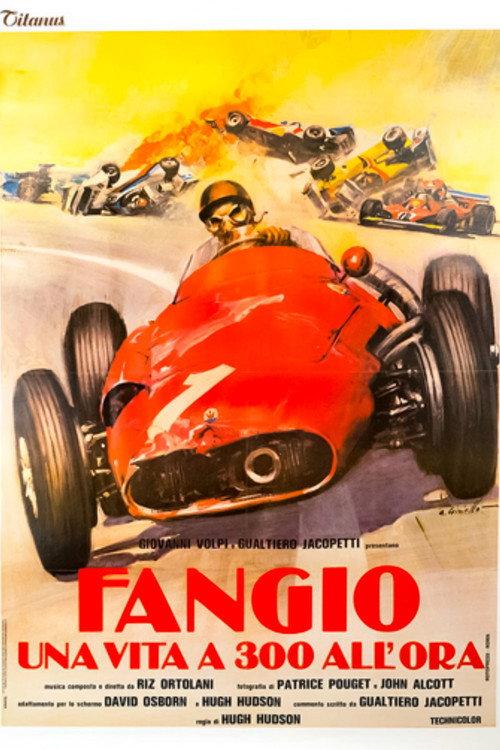 Fangio: Una vita a 300 all'ora 1980 official movie poster