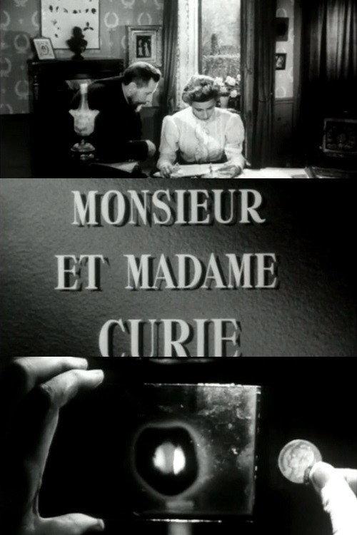 Monsieur and Madame Curie 1956 official movie poster