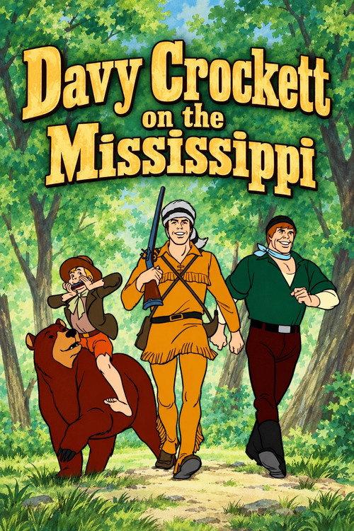 Davy Crockett on the Mississippi 1976 official movie poster