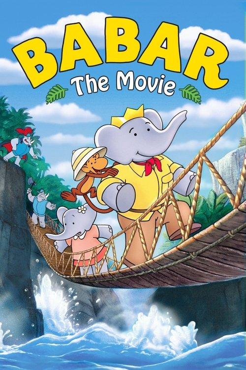 Babar: The Movie 1989 official movie poster