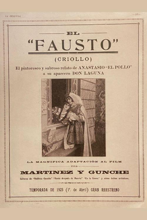 Fausto 1923 official movie poster