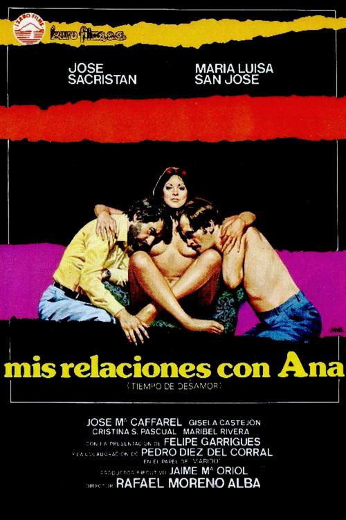 Mis relaciones con Ana 1980 official movie poster