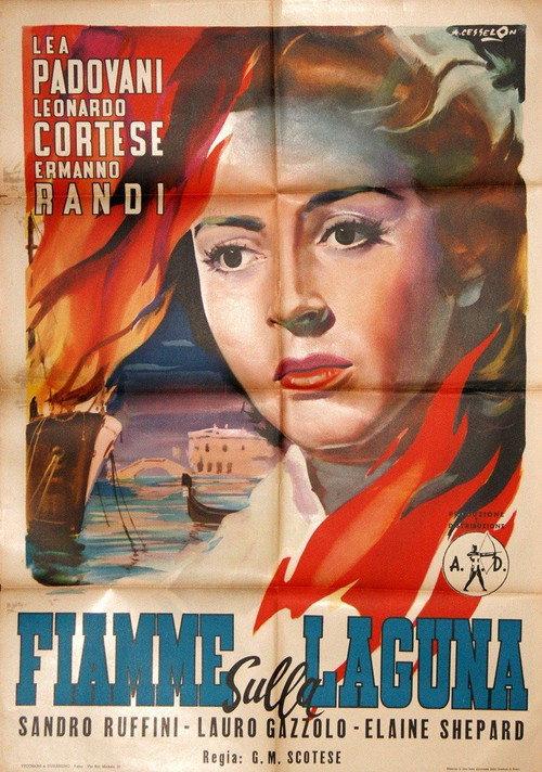 Fiamme sulla laguna 1951 official movie poster