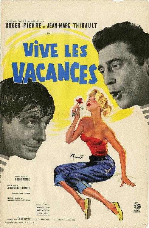Vive les vacances 1958 official movie poster