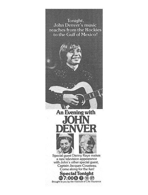 An Evening with John Denver 1975 official movie poster