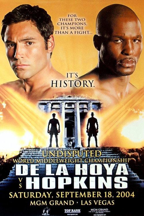 Bernard Hopkins vs. Oscar De La Hoya 2004 official movie poster