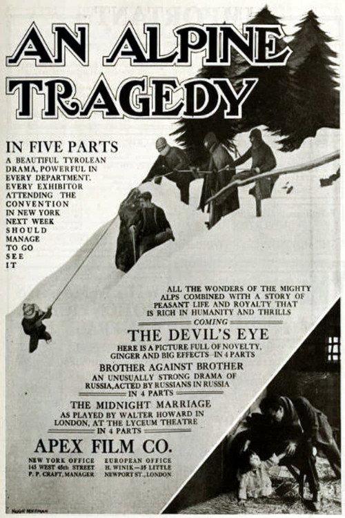 An Alpine Tragedy 1914 official movie poster