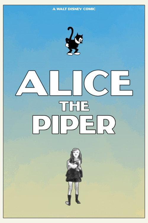 Alice the Piper 1924 official movie poster