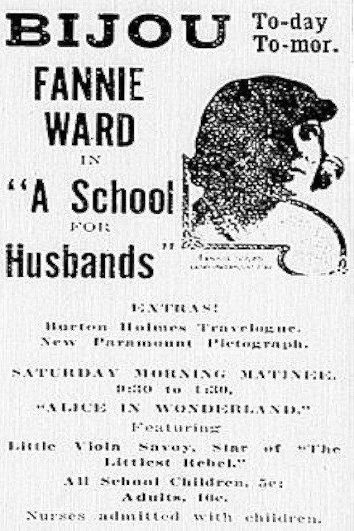 A School for Husbands 1917 official movie poster