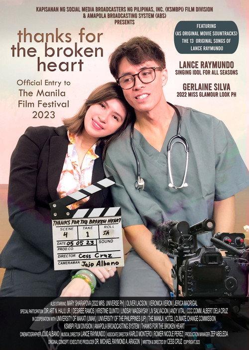 Thanks for the Broken Heart 2023 official movie poster