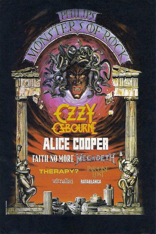 Ozzy Osbourne: [1995] Monsters Of Rock Chile 1995 official movie poster