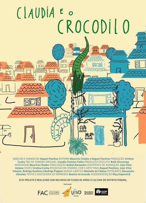 Claudia e o Crocodilo 2019 official movie poster