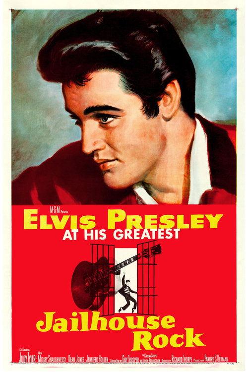 Jailhouse Rock 1957 official movie poster
