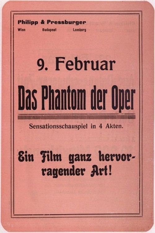 The Phantom of the Opera 1916 official movie poster